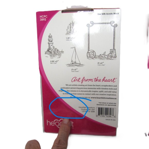 Heartfelt Creations A Day at Sea Craft Dies & Cling Stamps Ocean Lighthouse Rope - Picture 3 of 5